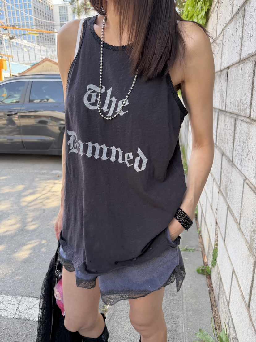 FRANC—L韓國代購女士新款熱賣休閑26夏季吊帶背心復古蕾絲FRANC吊帶/背心