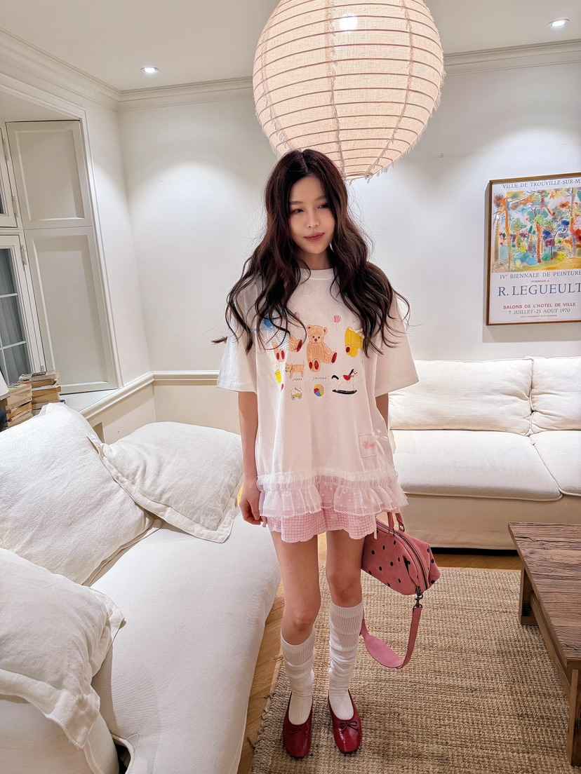BOUTIQUE-L韓國直郵女裝新品推薦時尚職業休閑26夏季T恤BOUTIQUE-LT恤