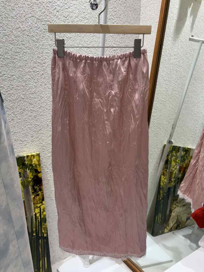 N BROWN韓國直郵女士新品人氣休閑時尚熱賣職業26春夏長裙緞N BROWN長裙