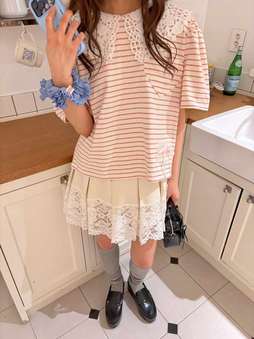 BOUTIQUE-L韓國直郵女裝新款職業熱賣時尚26夏季26春夏T恤BOUTIQUE-LT恤
