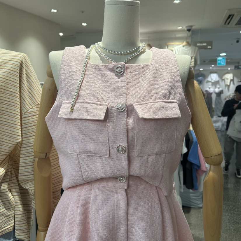 DELLING韓國直郵女裝新品26夏季熱賣人氣職業推薦時尚馬甲DELLING馬甲