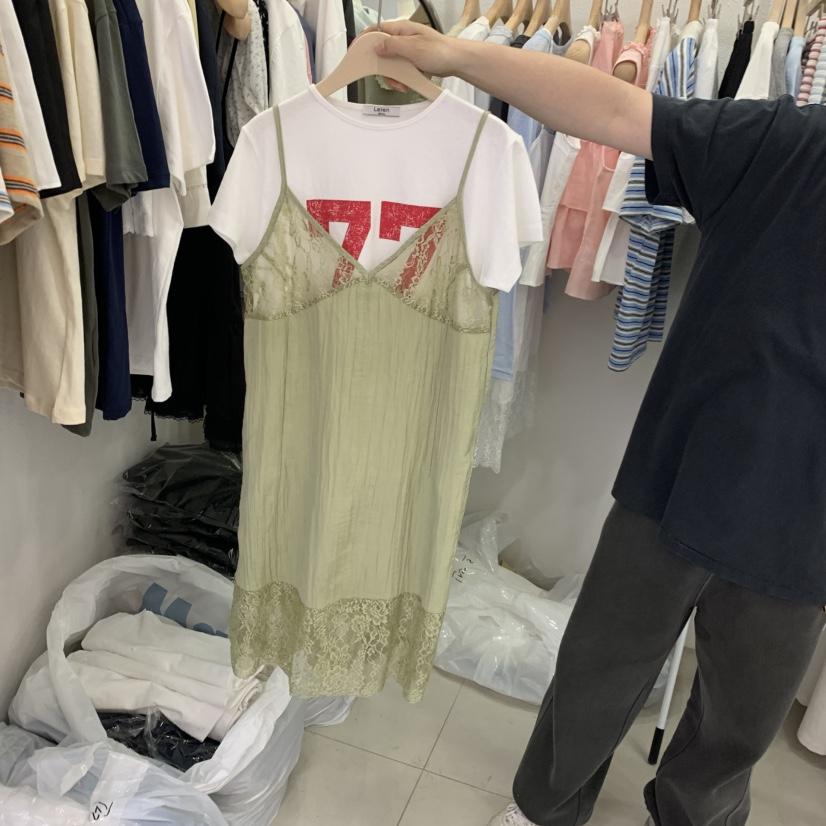 LELEN韓國東大門代購女士新品熱賣職業連衣裙不含內搭蕾絲LELEN連衣裙