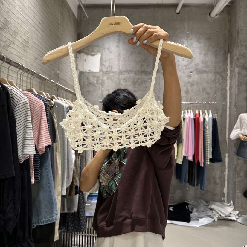JUNI韓國代購女士新品休閑推薦時尚熱賣吊帶背心不含內搭my juni吊帶/背心