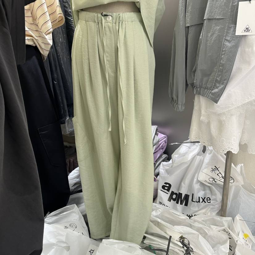 REFLAT韓國直郵實拍女士新款熱賣26春夏時尚推薦人氣休閑褲REFLAT休閑褲