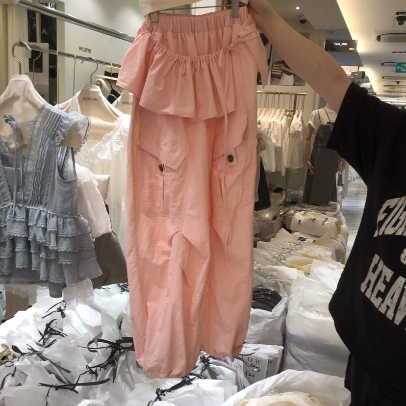 BY FLOW韓國東大門直郵女士新品休閑26春夏26夏季休閑褲BY FLOW休閑褲