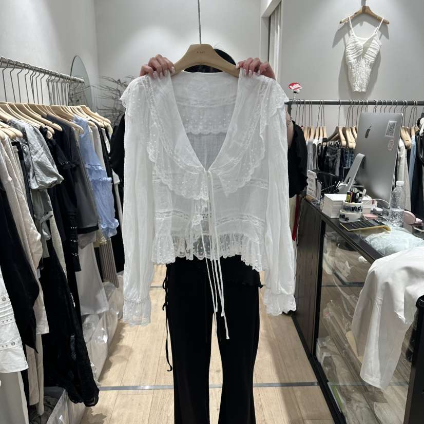 DDAY韓國直郵女裝新款休閑26春夏熱賣推薦職業襯衫蕾絲衫DDAY襯衫/蕾絲衫