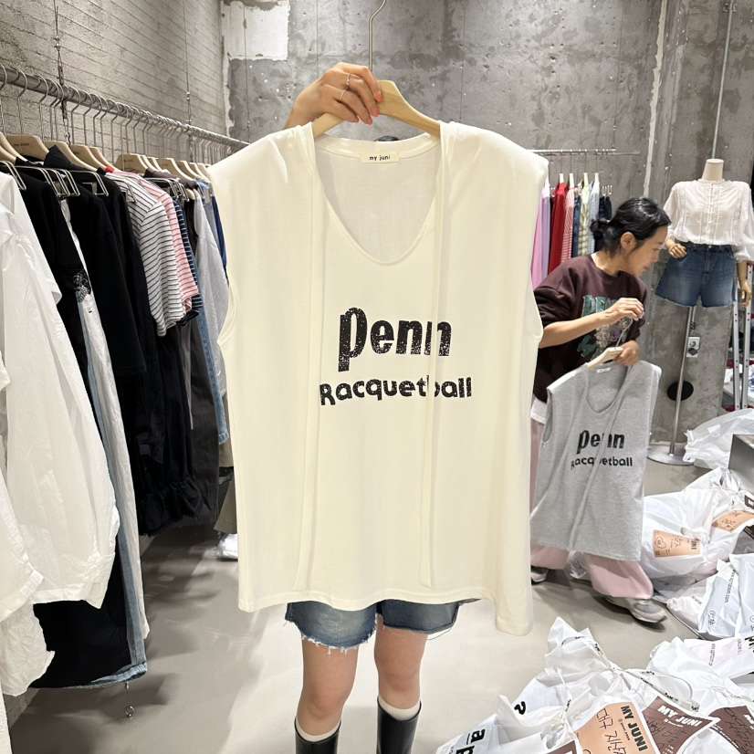 JUNI韓國代購女士新款推薦時尚26夏季人氣休閑熱賣吊帶背心my juni吊帶/背心