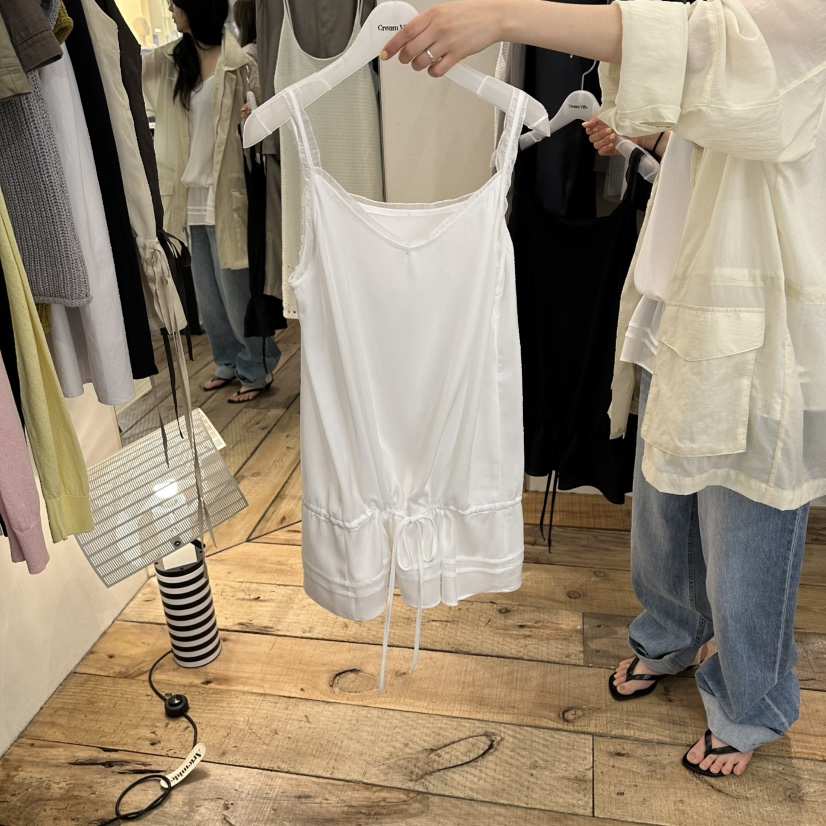 CREAM VILLA韓國代購女士新品推薦吊帶背心CREAMVILLA吊帶/背心