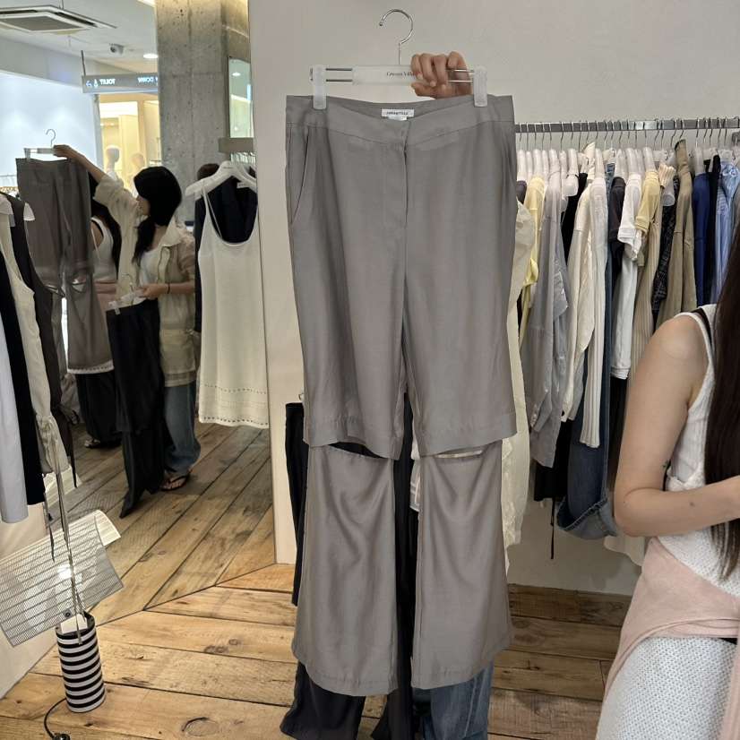 CREAM VILLA韓國直郵實拍女士新品26夏季休閑褲CREAMVILLA休閑褲