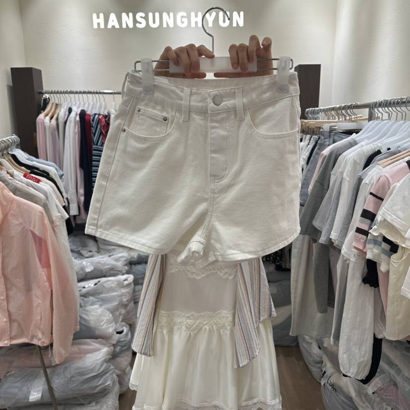 HANSUNGHYUN韓國代購女士新款時尚26春夏推薦休閑人氣短褲HANSUNGHYUN短褲