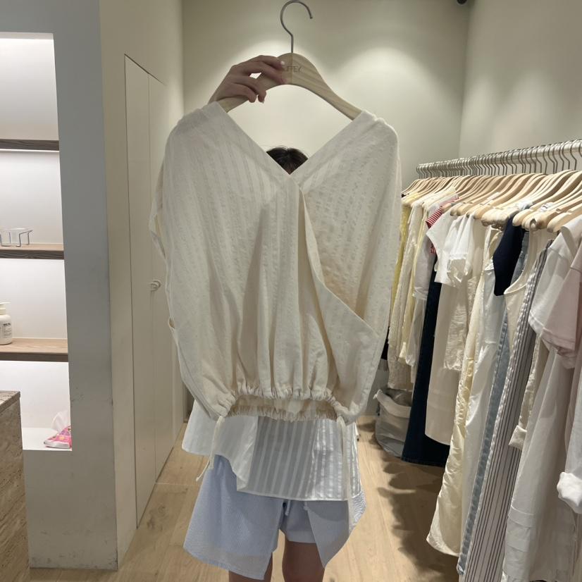 LIFFEY韓國東大門直郵女士新品休閑熱賣時尚26夏季襯衫蕾絲衫LIFFEY襯衫/蕾絲衫