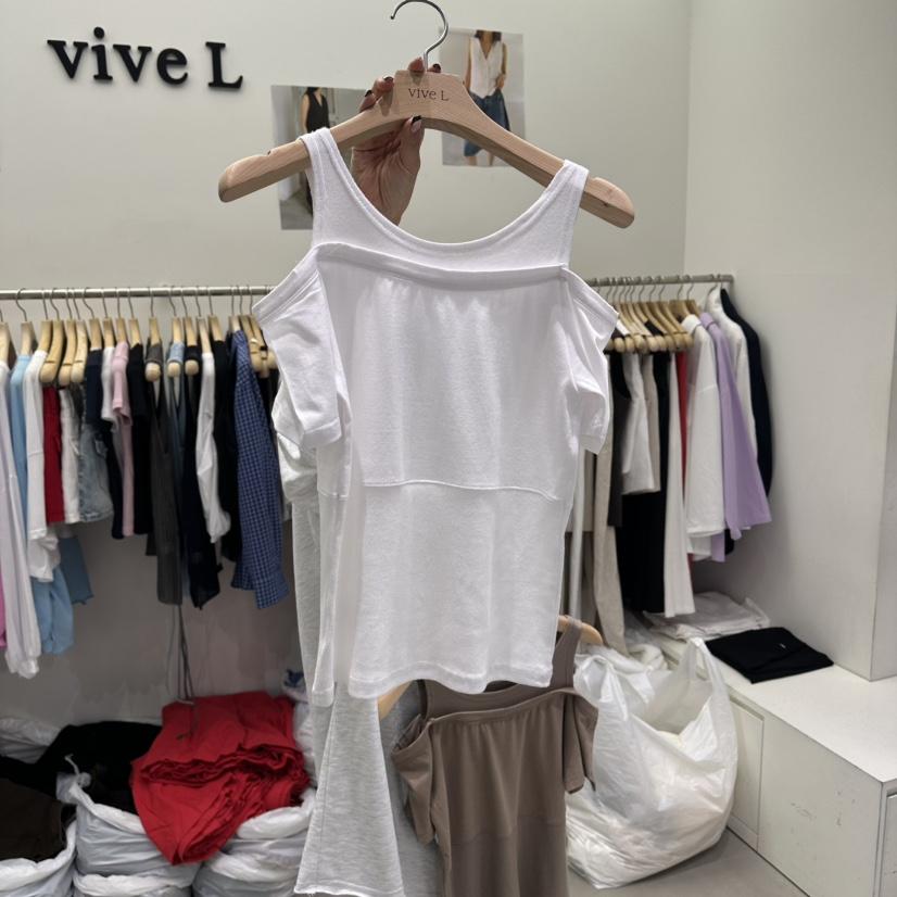 VIVEL韓國直郵女裝新款熱賣26春夏推薦休閑人氣職業吊帶背心VIVEL吊帶/背心