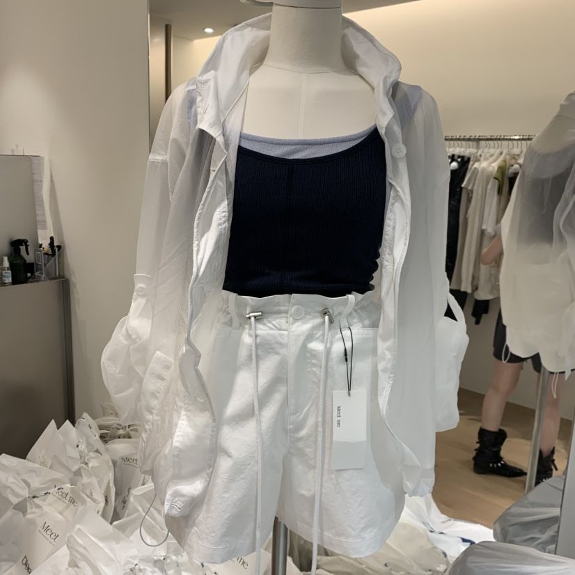 MEET ME韓國代購女裝新品休閑時尚人氣推薦夾克金屬絲短款MEET ME夾克