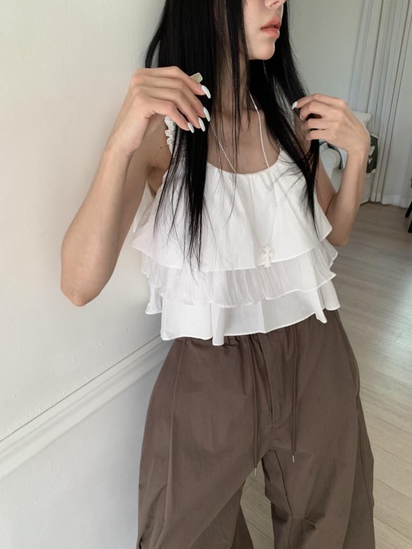 BADCALM韓國直郵女裝新款26春夏時尚人氣職業吊帶背心多層BADCALM吊帶/背心