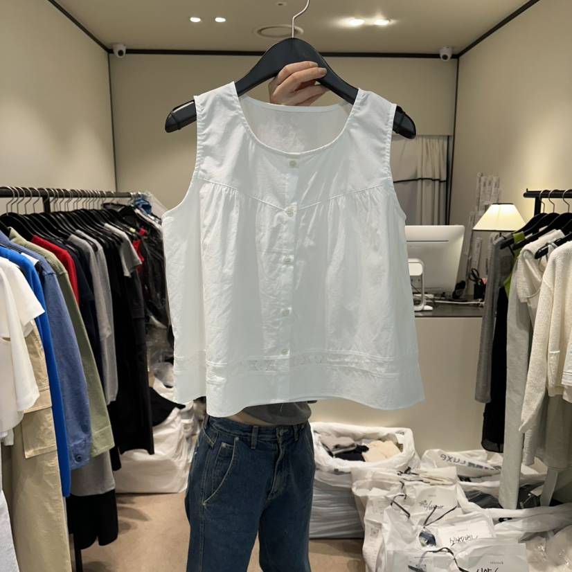 RE STOCK韓國直郵女士新品職業熱賣26春夏人氣推薦吊帶背心RE STOCK吊帶/背心