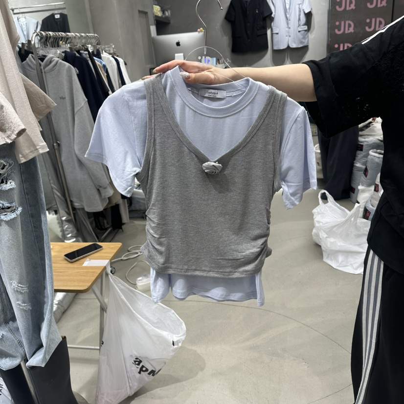 JUDYQUE韓國東大門直郵女裝新品推薦休閑熱賣職業T恤套裝JUDYQUET恤
