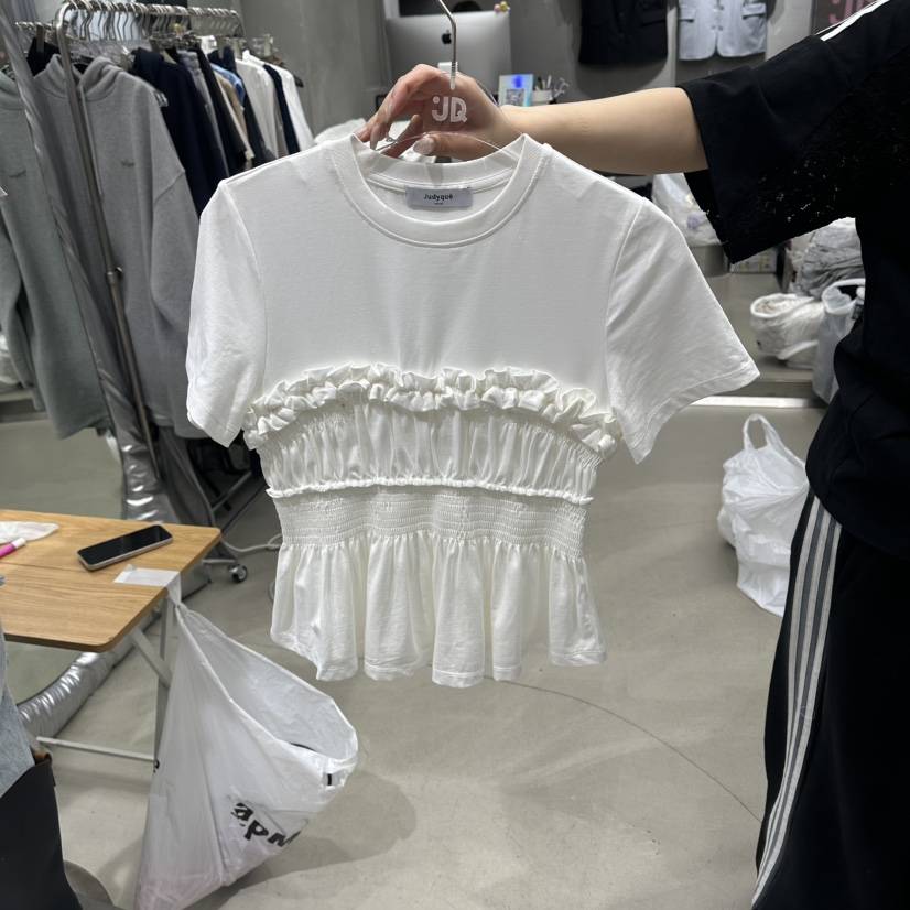 JUDYQUE韓國代購女士新品26春夏時尚人氣推薦休閑熱賣T恤JUDYQUET恤