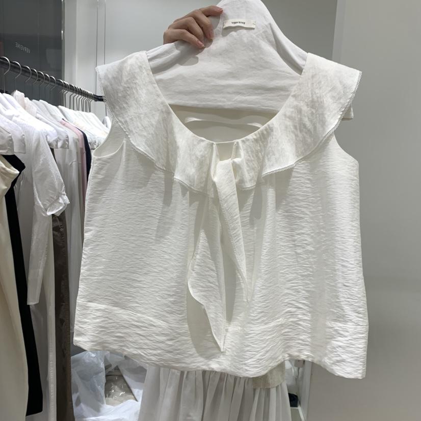 VERVEINE韓國直郵實拍女裝新品職業26夏季吊帶背心荷葉邊VERVEINE吊帶/背心