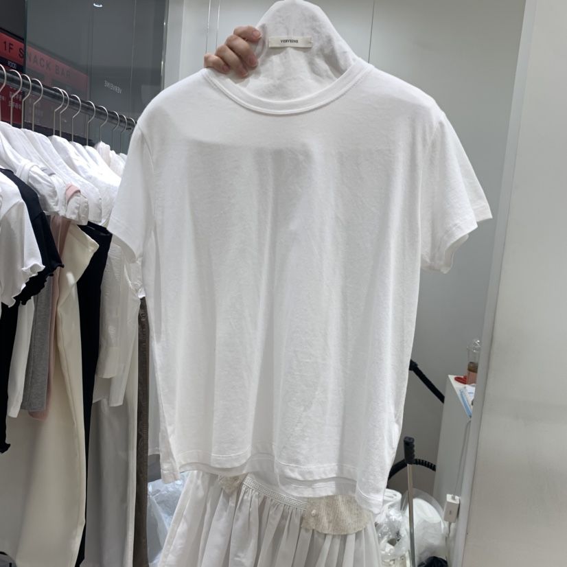 VERVEINE韓國代購女士新品推薦時尚真品熱賣休閑26春夏T恤VERVEINET恤