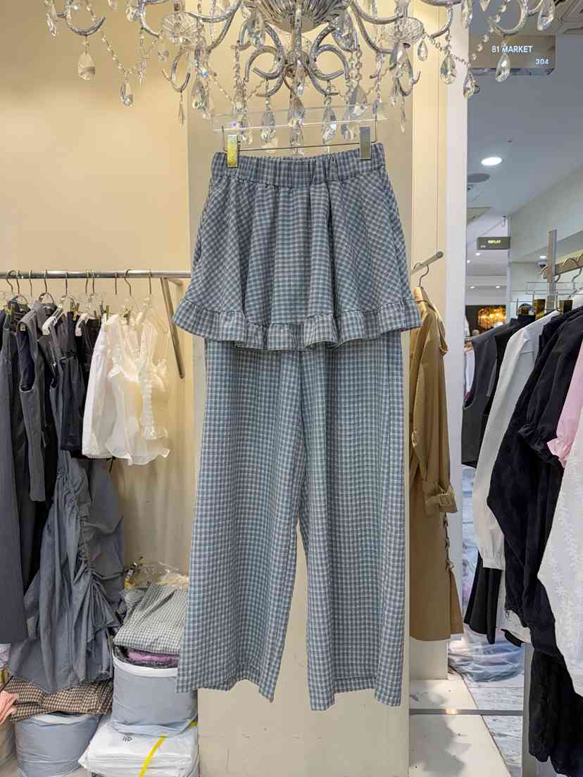 81 MARKET-L韓國直郵實拍女裝新品休閑時尚人氣26春夏裙褲81 MARKET-L裙褲