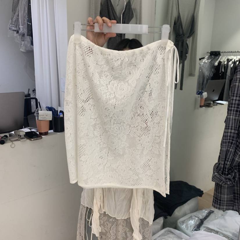 AUBE韓國直郵實拍女裝新品人氣26夏季26春夏半身裙中短裙AUBE半身裙/中短裙