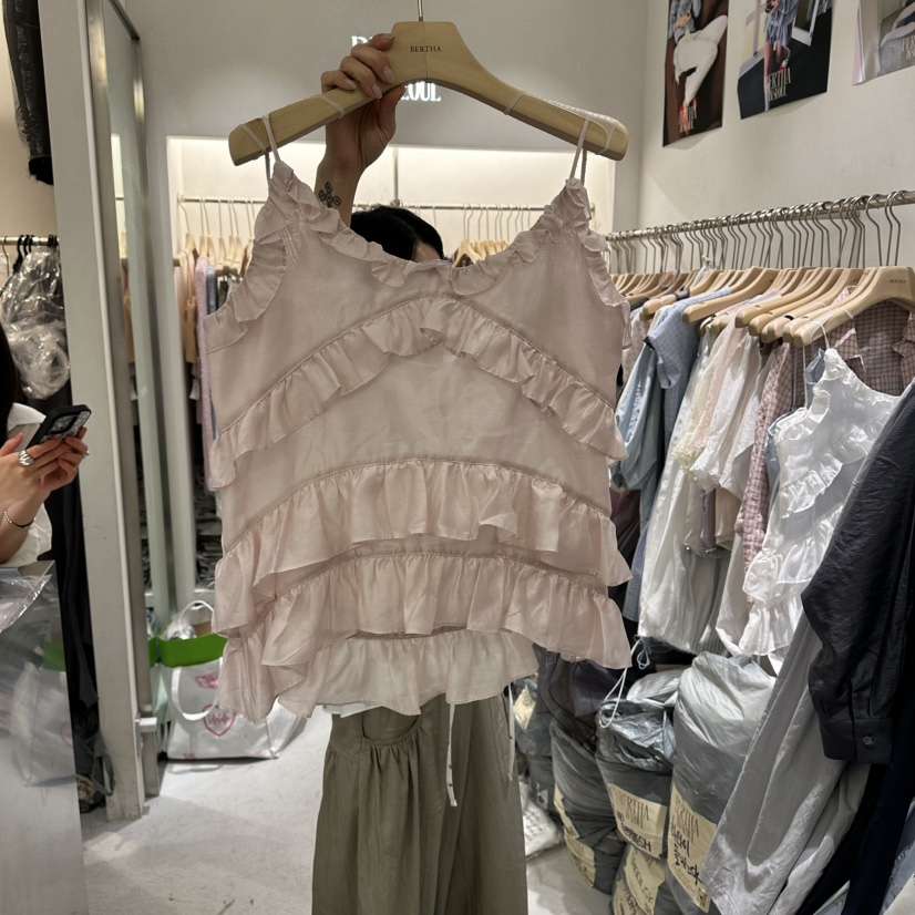 BERTHA韓國直郵女裝新品26春夏時尚26夏季休閑推薦吊帶背心BERTHA吊帶/背心