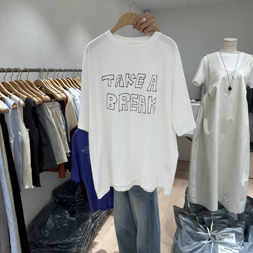 EPIC-S韓國代購女士新品26夏季26春夏時尚人氣職業推薦T恤EPIC-ST恤