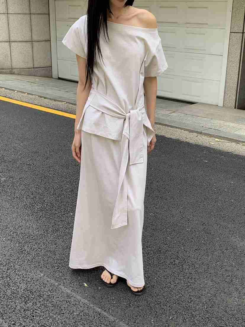 B_GARDER韓國直郵實拍女裝新款休閑推薦熱賣職業26春夏長裙B.GARDER長裙
