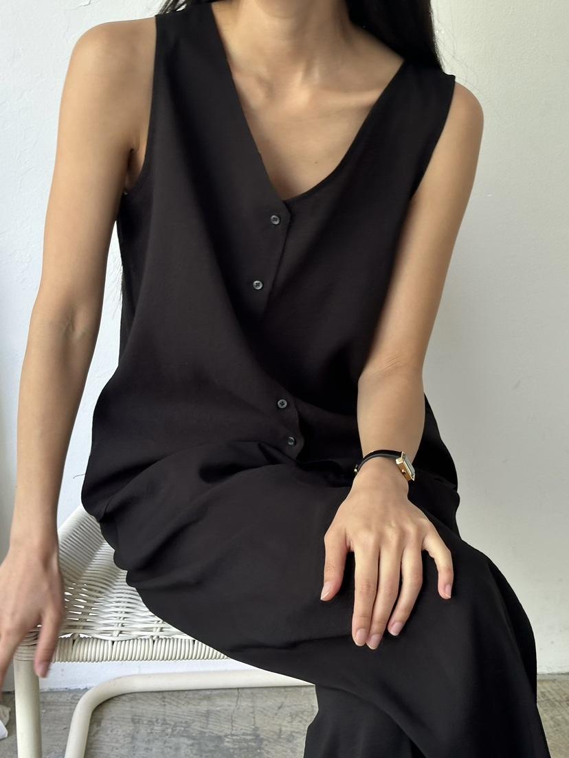 LE VASE韓國直郵女士新品26春夏時尚職業推薦吊帶背心雙面LE VASE吊帶/背心
