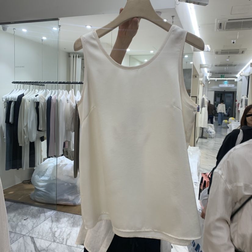 VELVET UNDERGROUND韓國代購女士新品時尚推薦26春夏吊帶背心VELVET UNDERGROUND吊帶/背心
