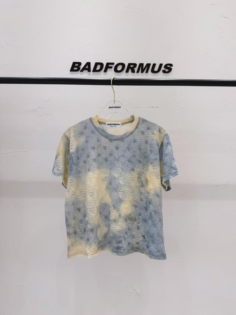 BADFORMUS韓國直郵實拍女裝新品休閑職業時尚熱賣T恤印花BADFORMUST恤