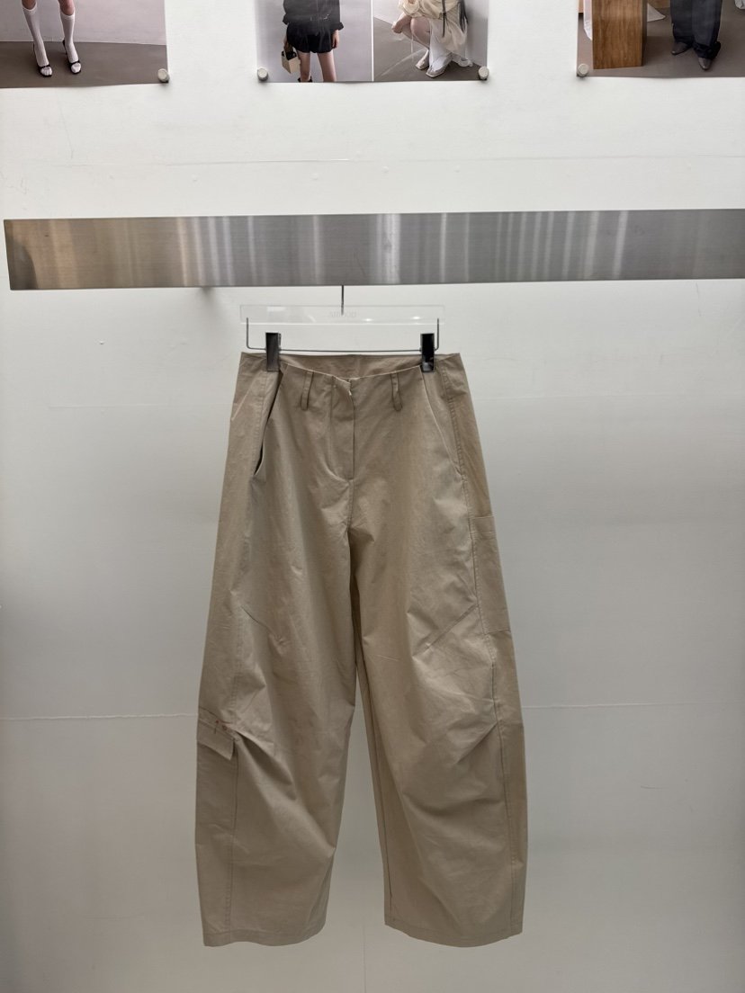 AMOOD韓國東大門代購女士新品時尚人氣26春夏休閑休閑褲口袋AMOOD休閑褲