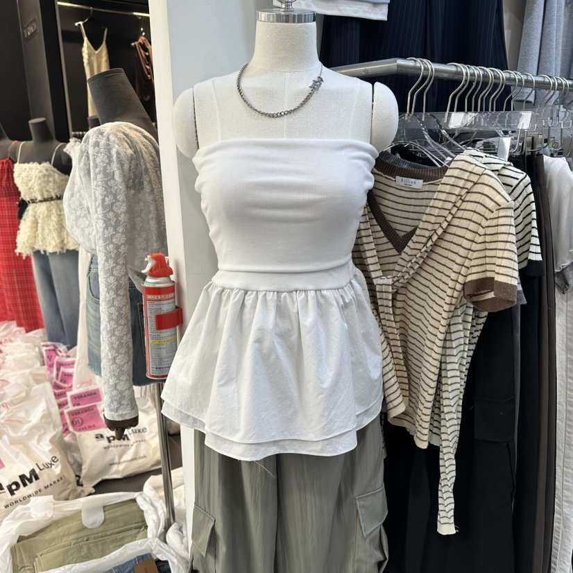 BILLION-L韓國東大門直郵女裝新品職業熱賣休閑吊帶背心BILLION-L吊帶/背心