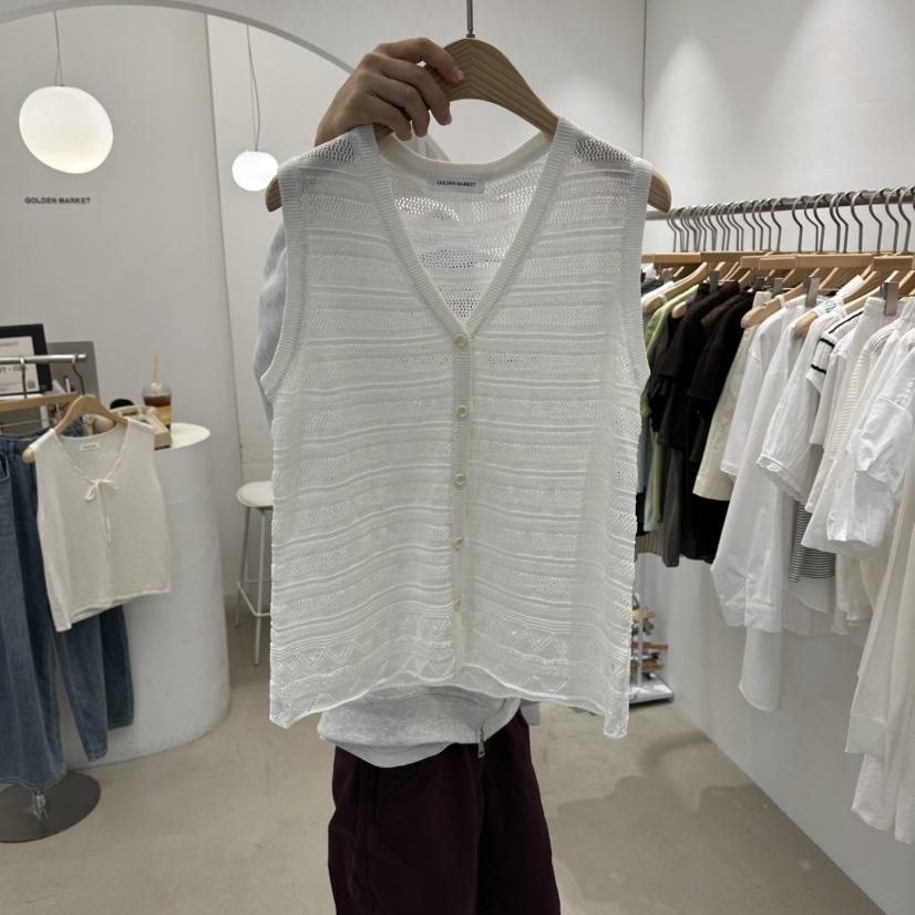 GOLDEN MARKET東大門實拍韓國女裝新品時尚推薦吊帶背心GOLDEN MARKET吊帶/背心