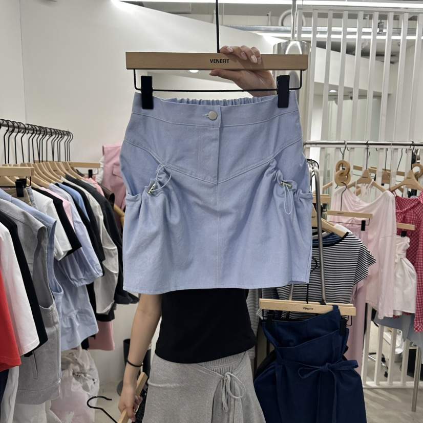 VENEFIT韓國直郵實拍女裝新品人氣時尚職業推薦26夏季短裙VENEFIT/JENNIE短裙