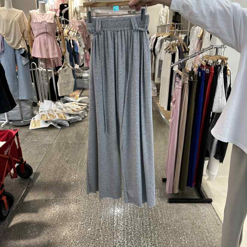CELINA韓國代購女裝新品熱賣職業26春夏人氣時尚休閑褲腰帶CELI_NA休閑褲
