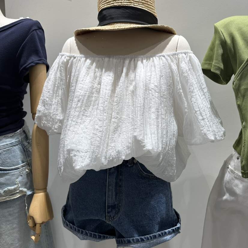 BAIE.38韓國代購女士新款職業26夏季26春夏襯衫蕾絲衫柔軟BAIE.38襯衫/蕾絲衫