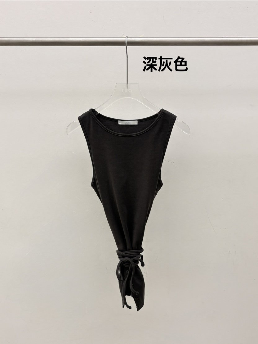 OURS韓國直郵女裝新品人氣26春夏休閑推薦熱賣職業吊帶背心OURS吊帶/背心