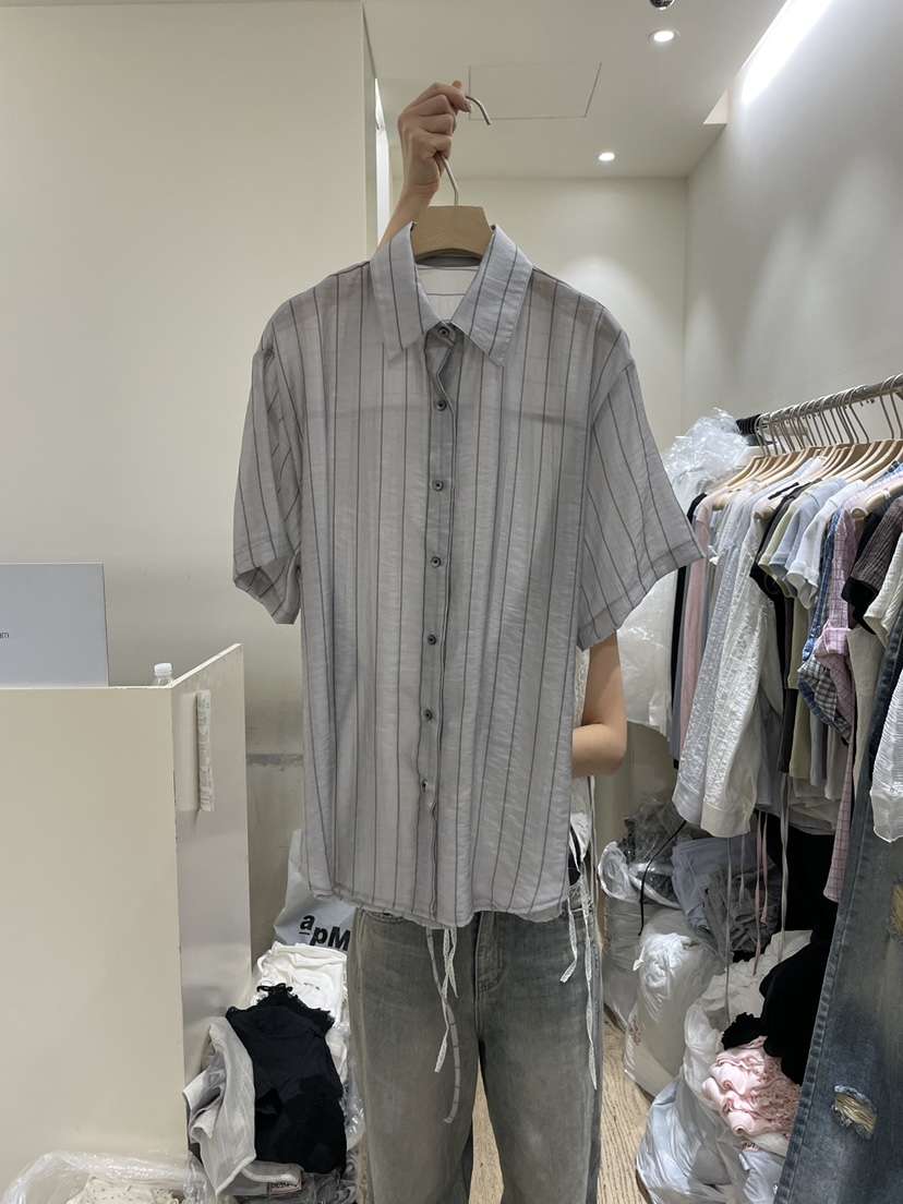 FLOWER-L韓國東大門代購女士新品職業26夏季休閑襯衫蕾絲衫FLOWER-L襯衫/蕾絲衫