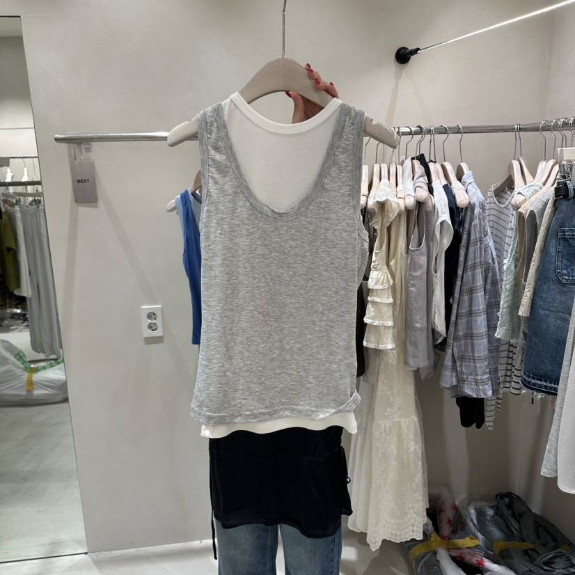 Color B韓國東大門直郵女裝新品熱賣26春夏職業套裝兩件套Color B套裝