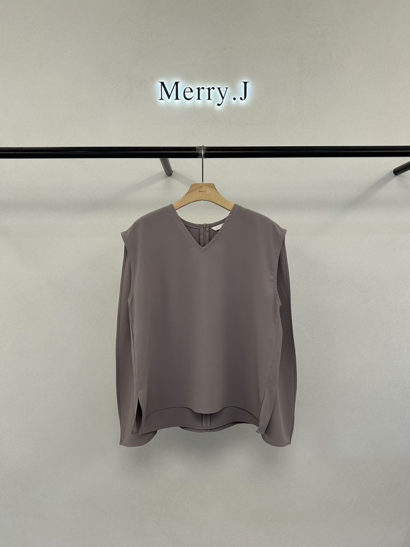 MERRY-J韓國直郵實拍女士新品職業26夏季休閑襯衫蕾絲衫MERRY-J襯衫/蕾絲衫