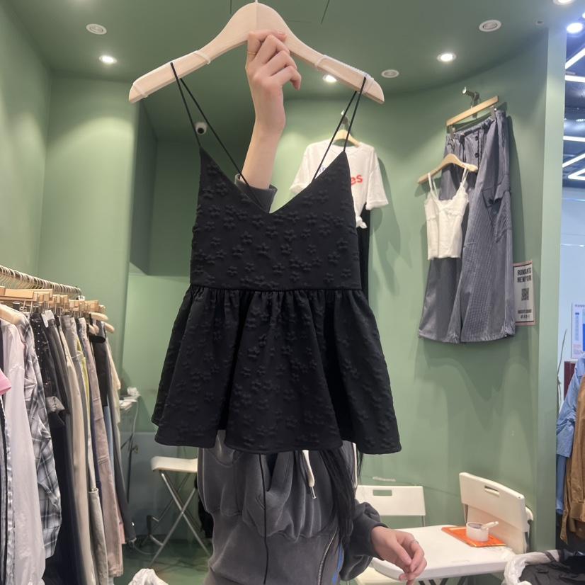 ROMANTIC NEWYORK韓國直郵女裝新款職業時尚吊帶背心花朵ROMANTIC NEWYORK吊帶/背心