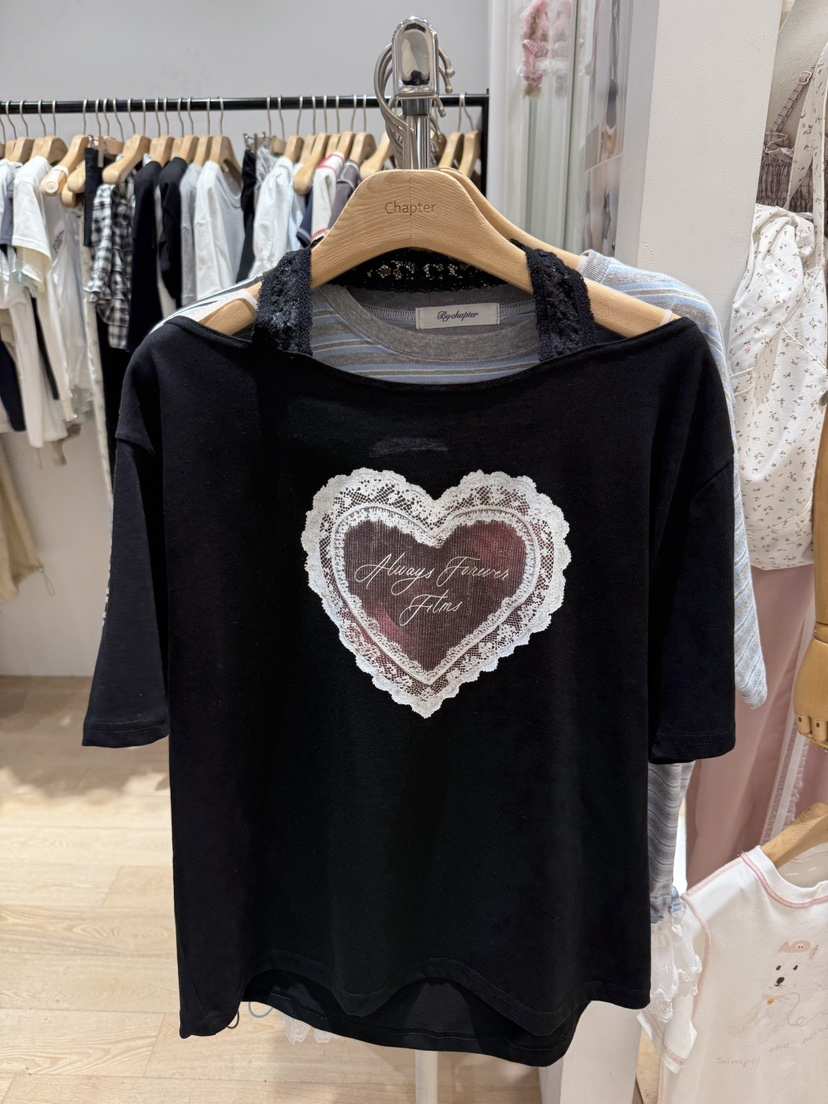 BY CHAPTER韓國代購女裝新品休閑26夏季26春夏熱賣推薦T恤BY ChapterT恤