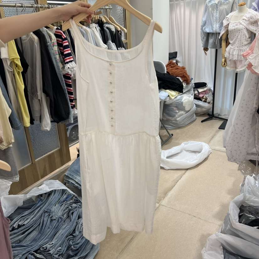 ARANCIA韓國直郵女士新品26春夏熱賣26夏季人氣連衣裙紐扣ARANCIA連衣裙