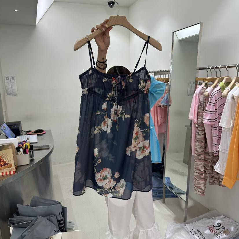 REPELLER東大門實拍韓國女士新款推薦人氣時尚吊帶背心天絲REPELLER吊帶/背心
