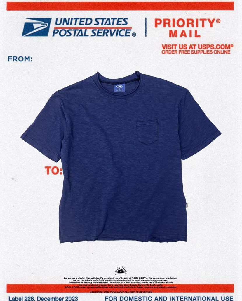POOL LOOP韓國代購女士新品26春夏熱賣推薦職業T恤男女同款POOL LOOPT恤
