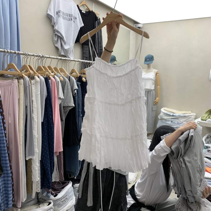 BREEZE東大門實拍韓國女裝新品熱賣休閑吊帶背心不含內搭BREEZE吊帶/背心