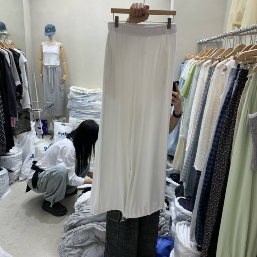 BREEZE韓國直郵女裝新品人氣26夏季熱賣職業休閑褲孔眼提花BREEZE休閑褲