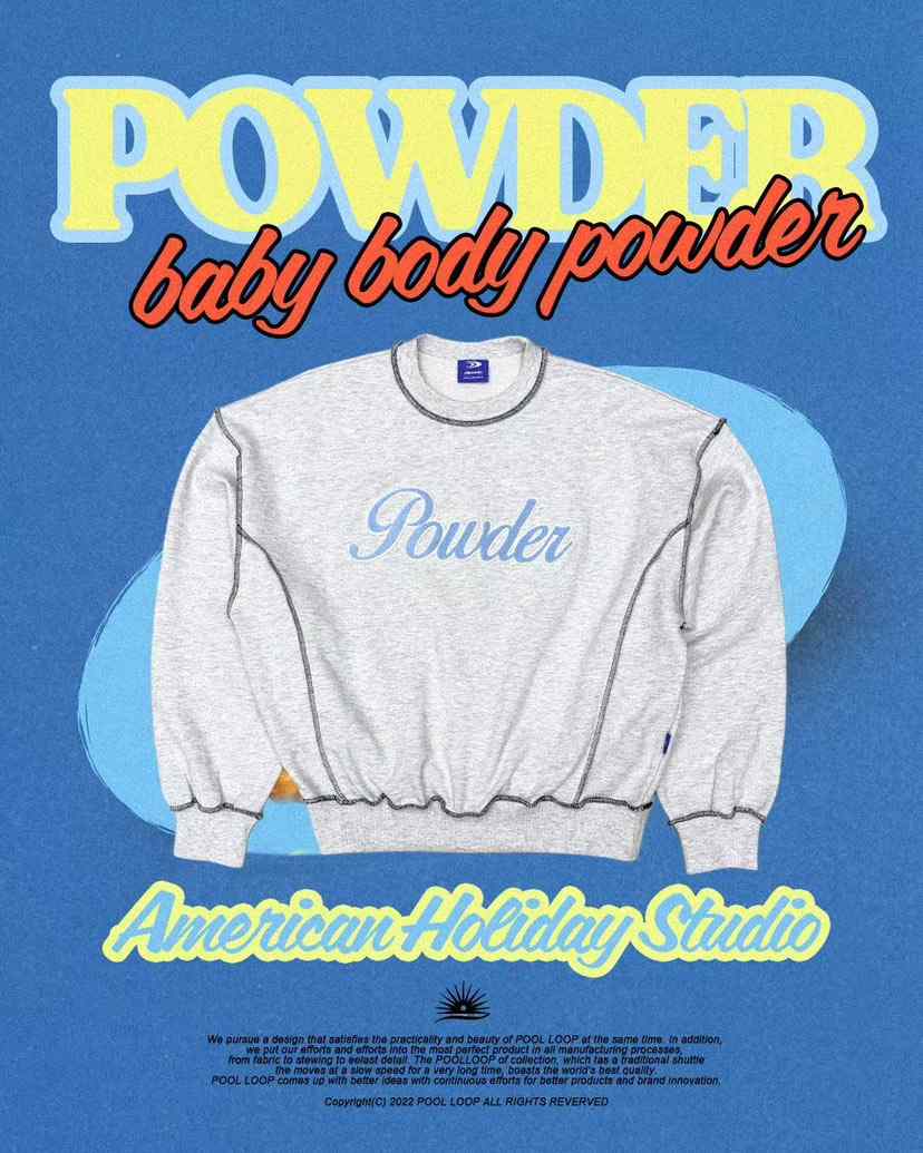 POOL LOOP韓國直郵女士新品時尚人氣推薦休閑衛衣男女同款POOL LOOP衛衣