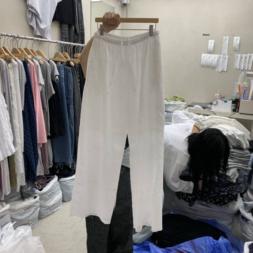 BREEZE韓國東大門代購女裝新品人氣26夏季時尚休閑褲蕾絲BREEZE休閑褲